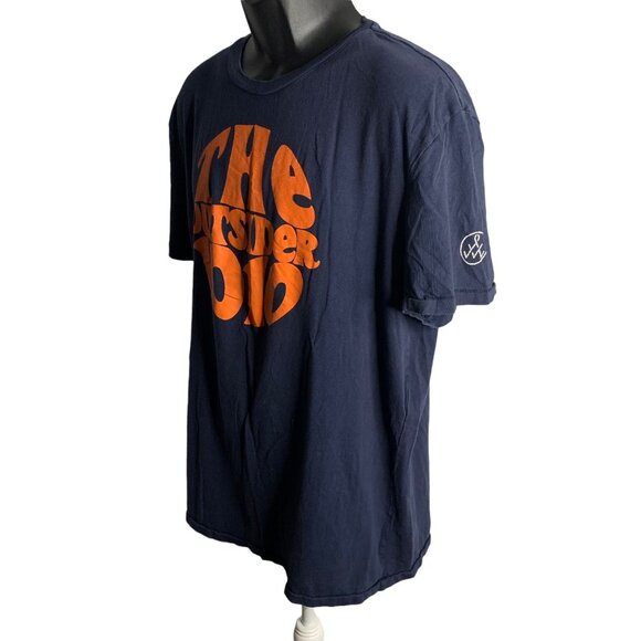 The Outsider 1010 Alternative Crewneck T Shirt XL Blue Short Sleeves Graphic - Picture 3 of 6